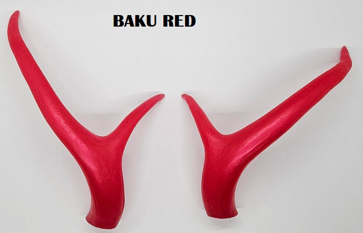 Plastic Shimmer Curved Four Point Deer Antlers