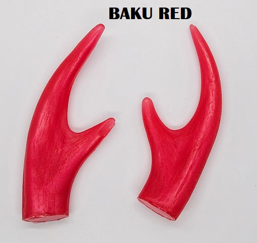 Plastic Shimmer Four Point Antler Tips