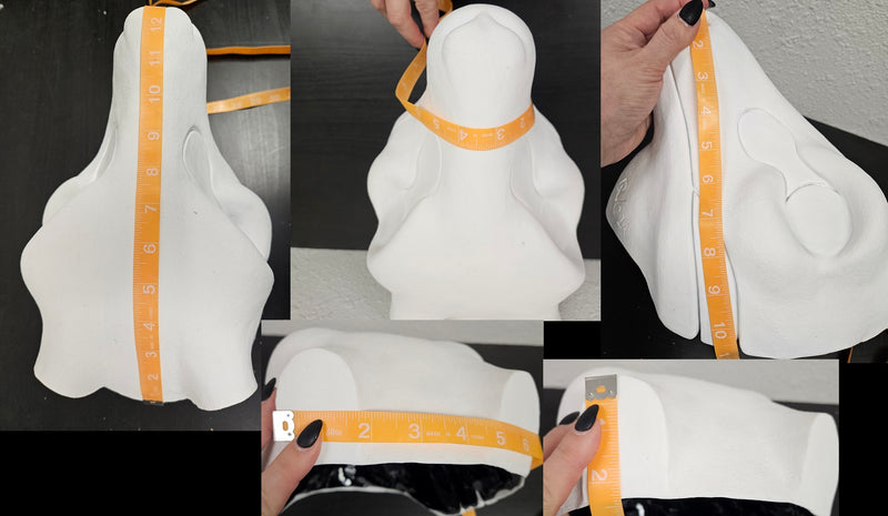 Cut and Hinged Goat Resin Mask Blank