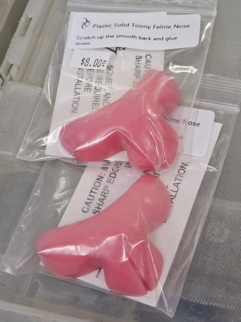 Ready to Ship: Solid Toony Feline Nose
