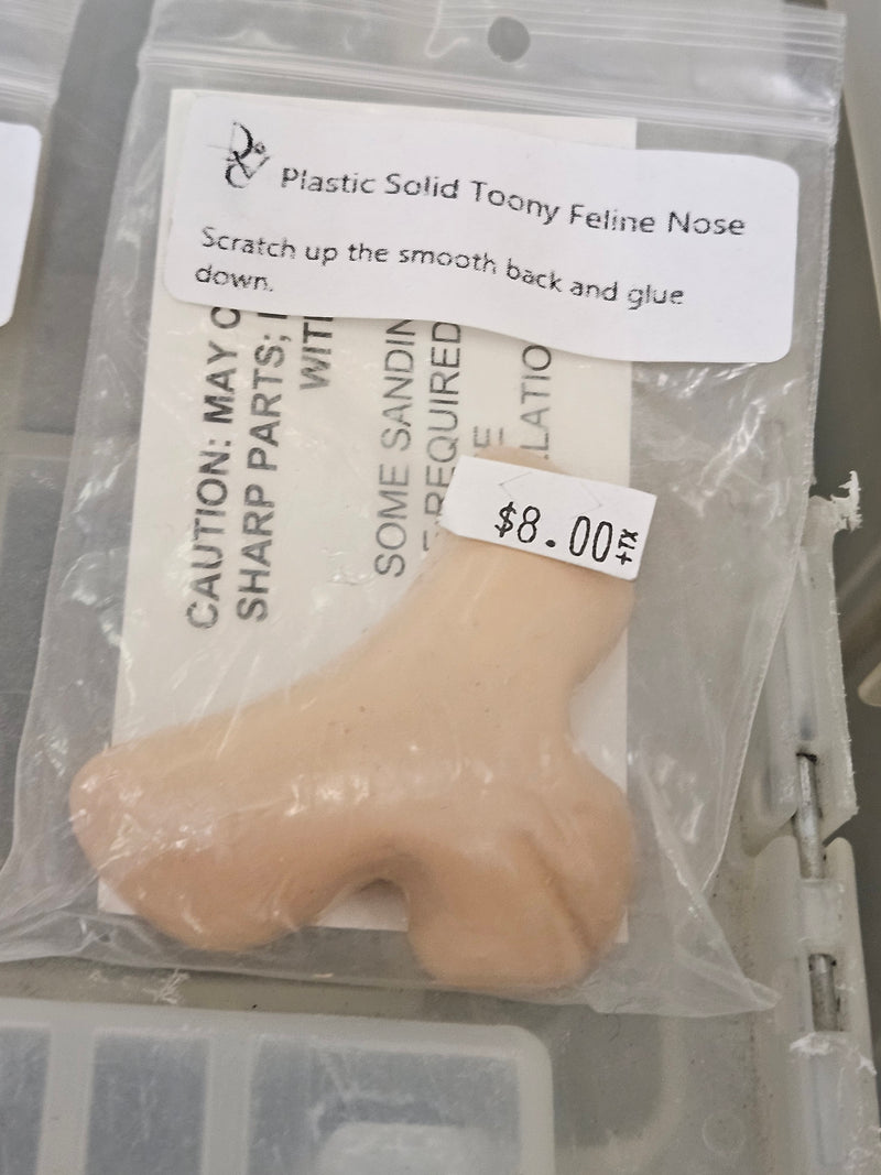 Ready to Ship: Solid Toony Feline Nose