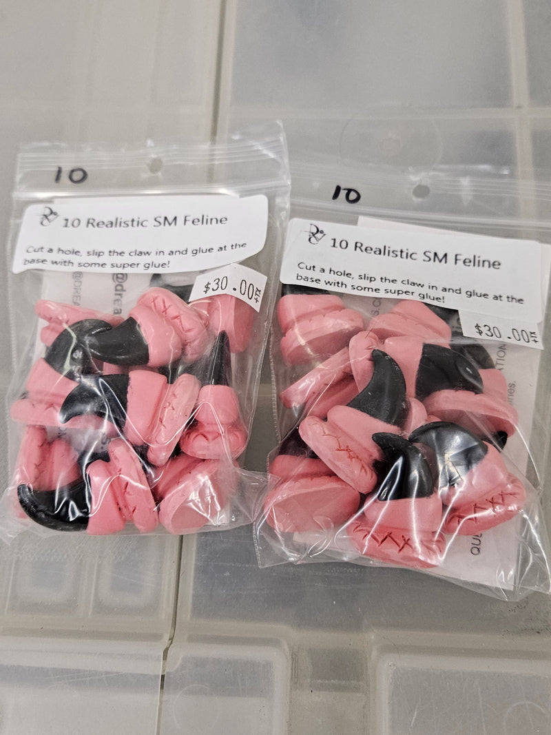 Ready to ship: Realistic Feline Claw Packs