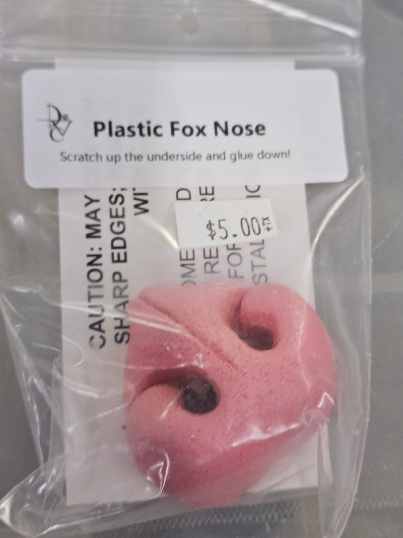 Ready to Ship: Plastic Fox Nose