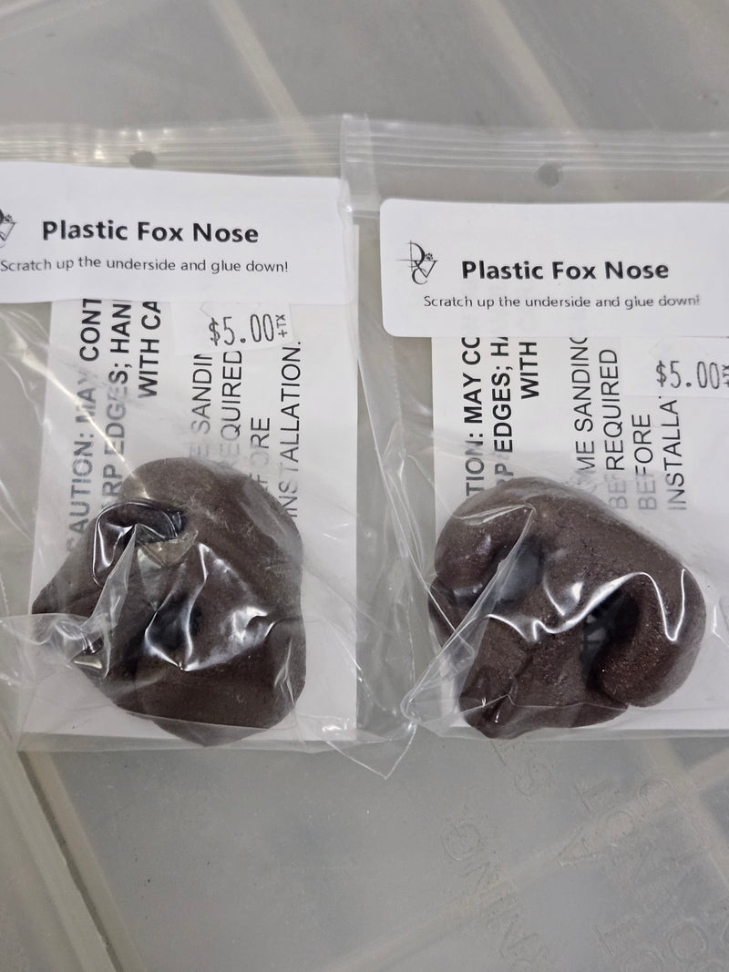 Ready to Ship: Plastic Fox Nose