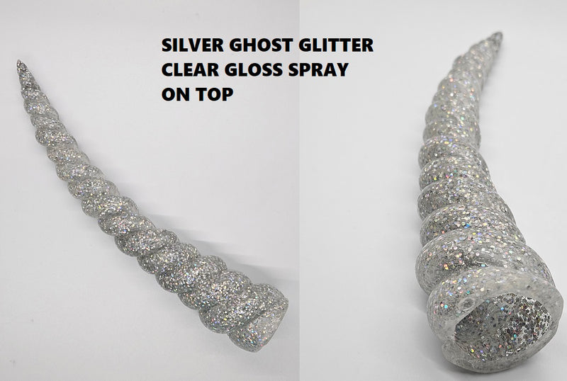 Glitter Hollow 9 Inch Unicorn Horn