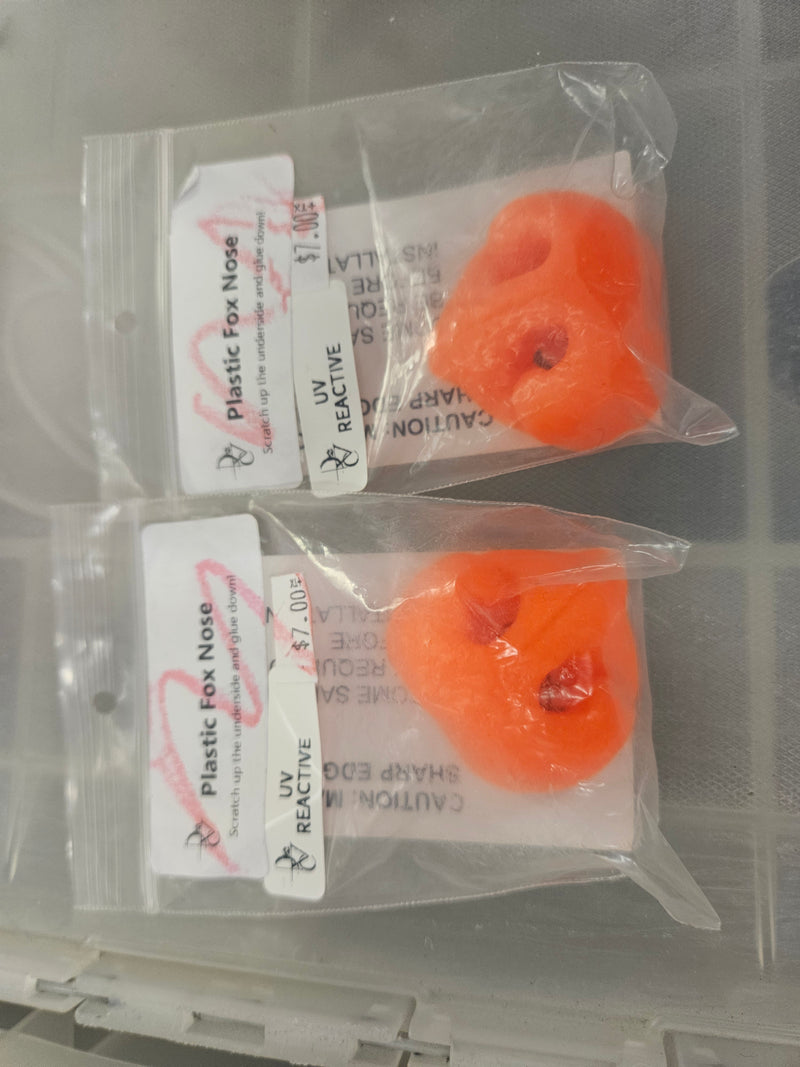 Ready to Ship Heavy Discounted Item: Plastic Fox Nose