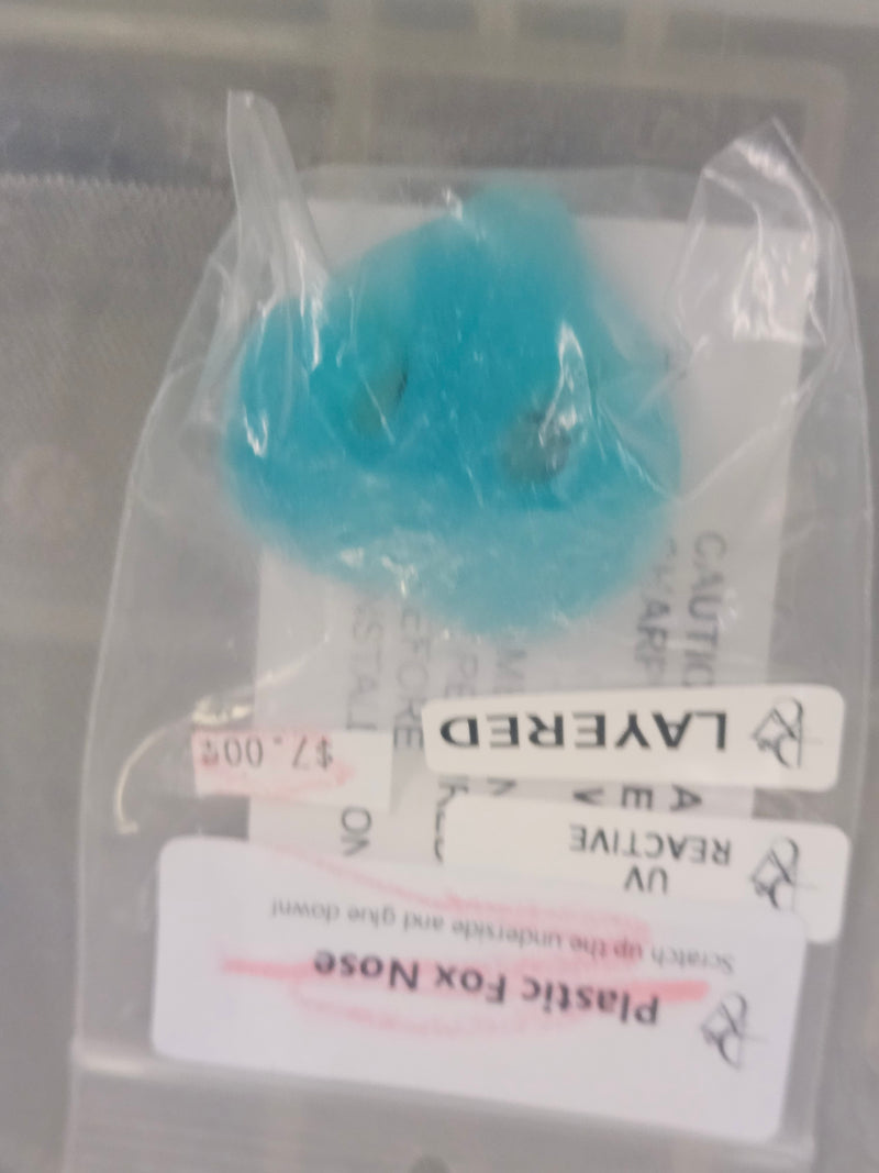 Ready to Ship Heavy Discounted Item: Plastic Fox Nose