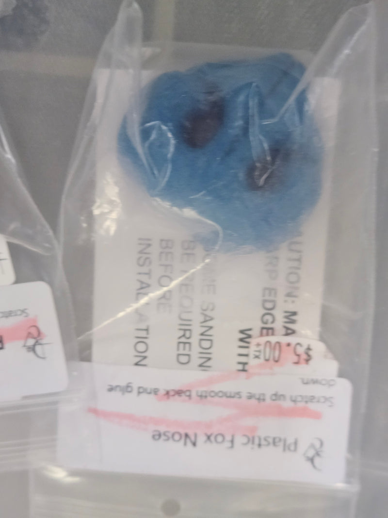 Ready to Ship Heavy Discounted Item: Plastic Fox Nose