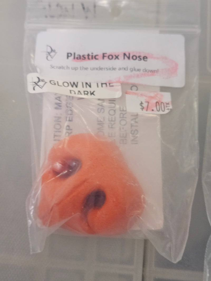 Ready to Ship Heavy Discounted Item: Plastic Fox Nose