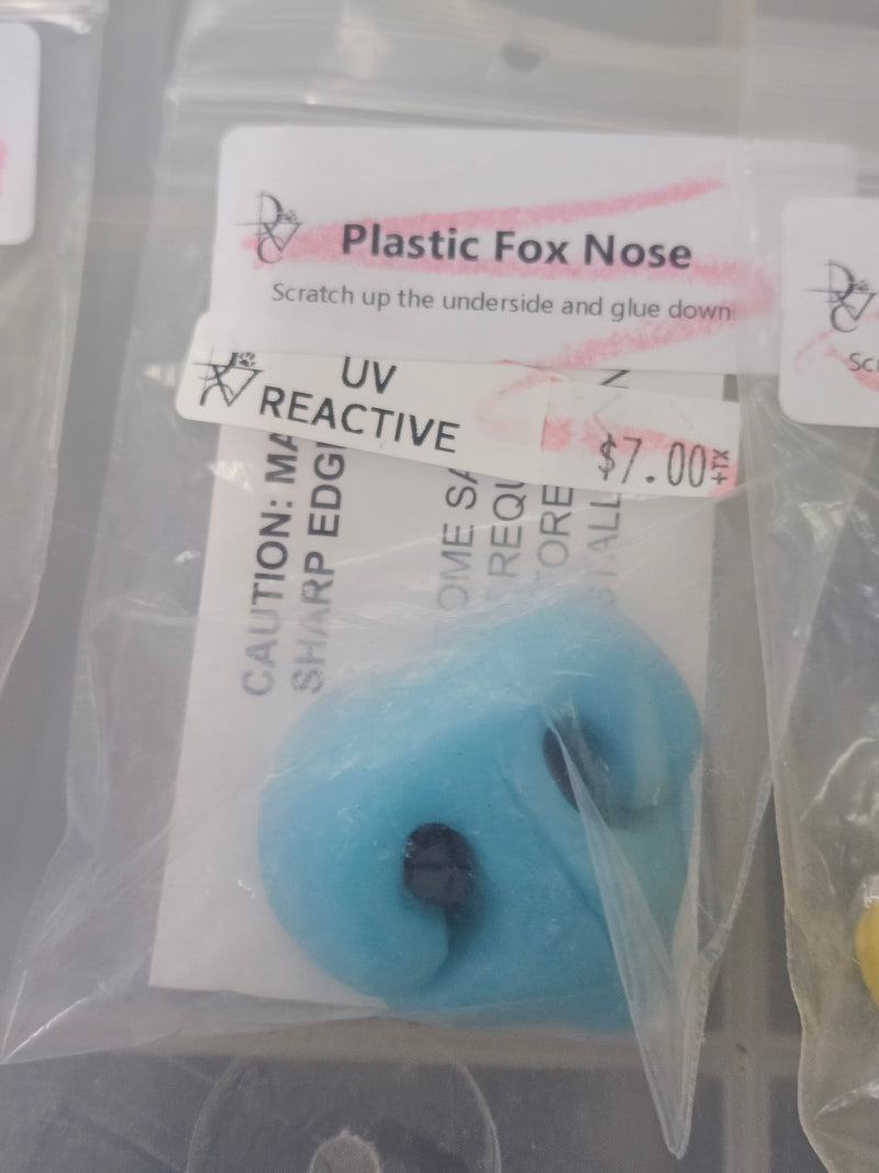 Ready to Ship Heavy Discounted Item: Plastic Fox Nose