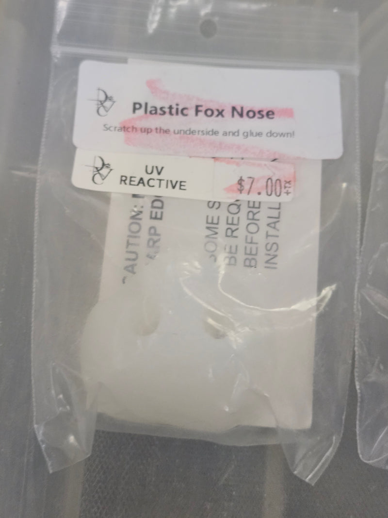 Ready to Ship Heavy Discounted Item: Plastic Fox Nose