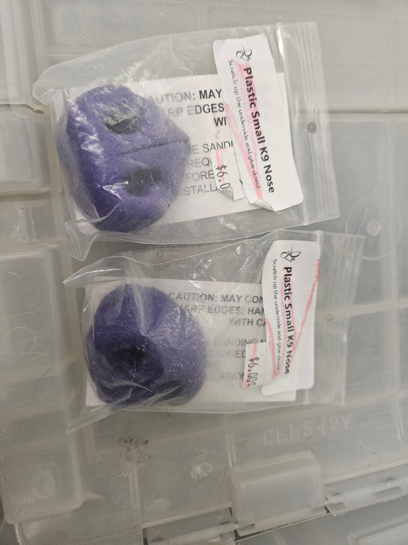 Ready to Ship Heavy Discounted Item: Plastic Realistic Small K9 Nose