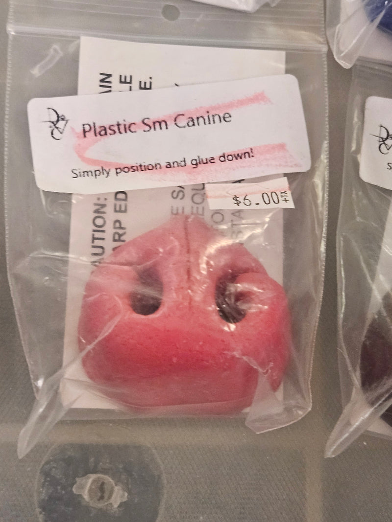 Ready to Ship Heavy Discounted Item: Plastic Realistic Small K9 Nose