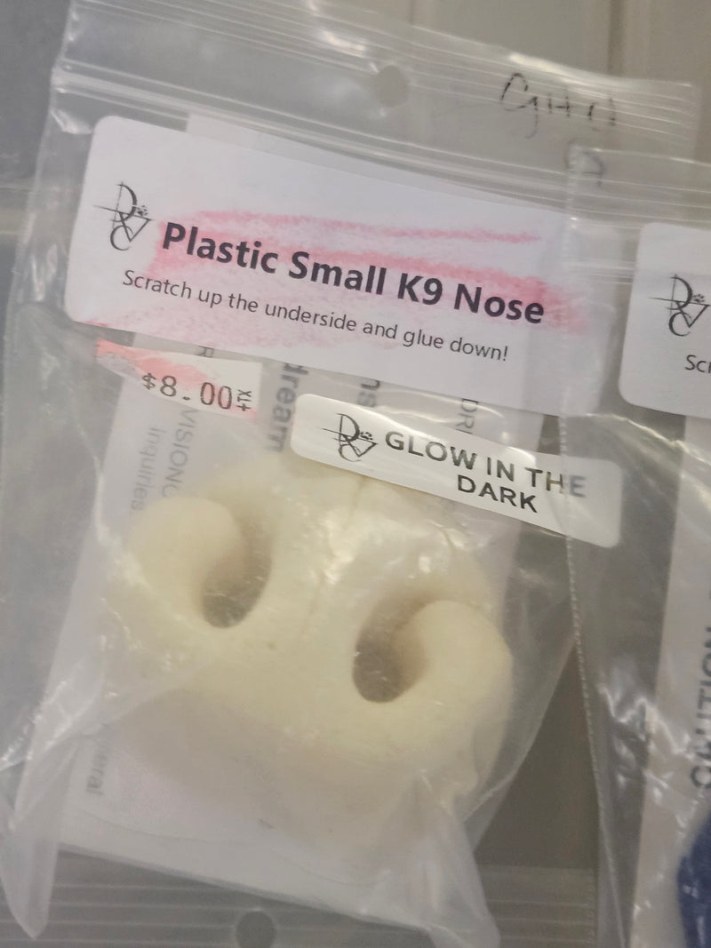 Ready to Ship Heavy Discounted Item: Plastic Realistic Small K9 Nose