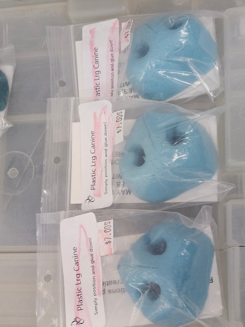 Ready to Ship Heavy Discounted Item: Plastic Realistic Canine Nose