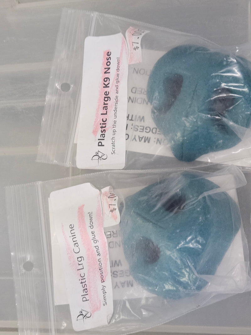 Ready to Ship Heavy Discounted Item: Plastic Realistic Canine Nose