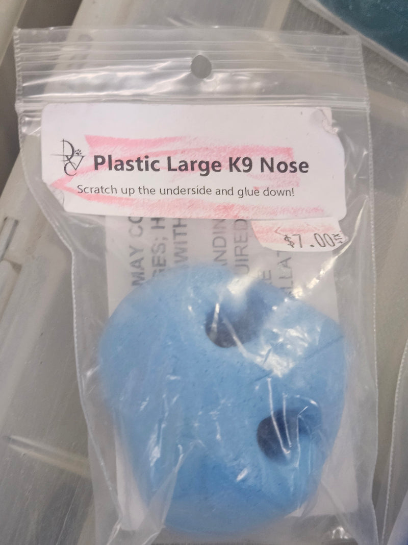 Ready to Ship Heavy Discounted Item: Plastic Realistic Canine Nose