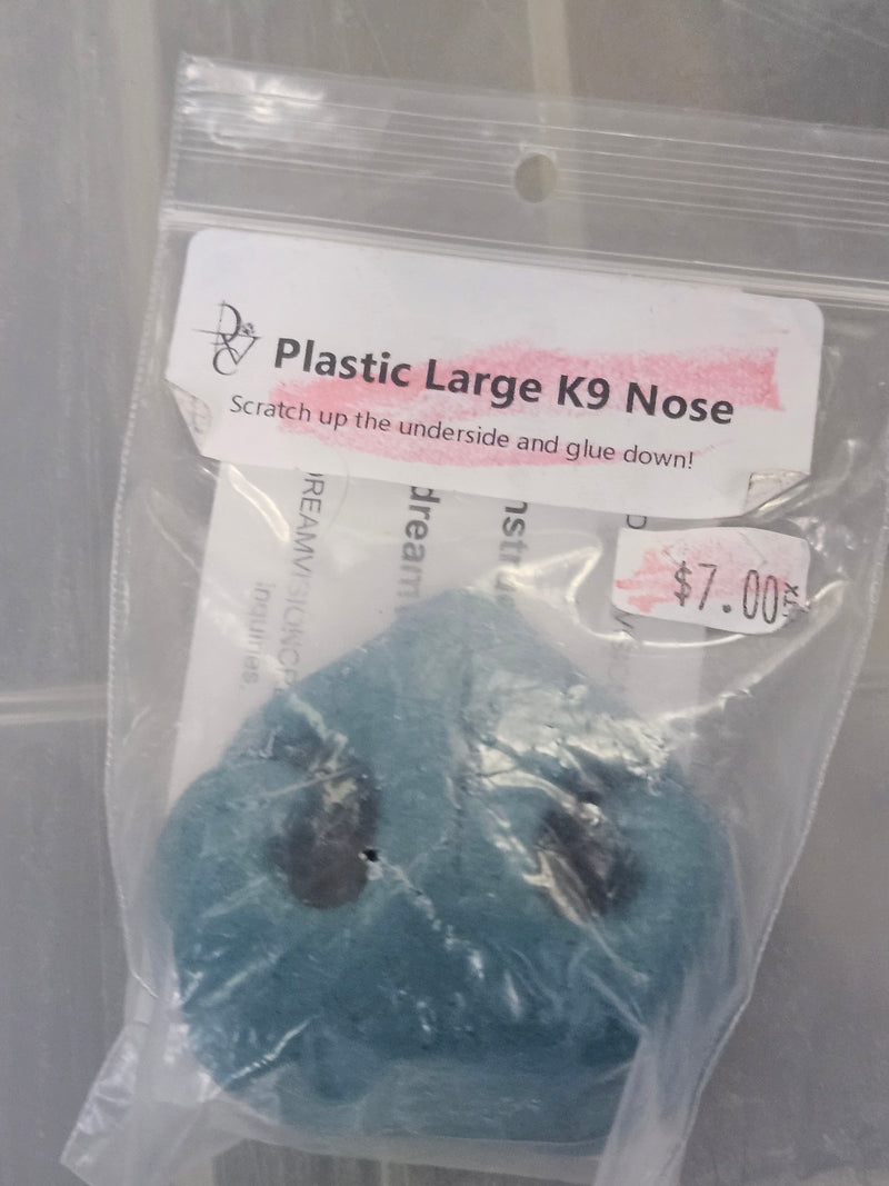 Ready to Ship Heavy Discounted Item: Plastic Realistic Canine Nose