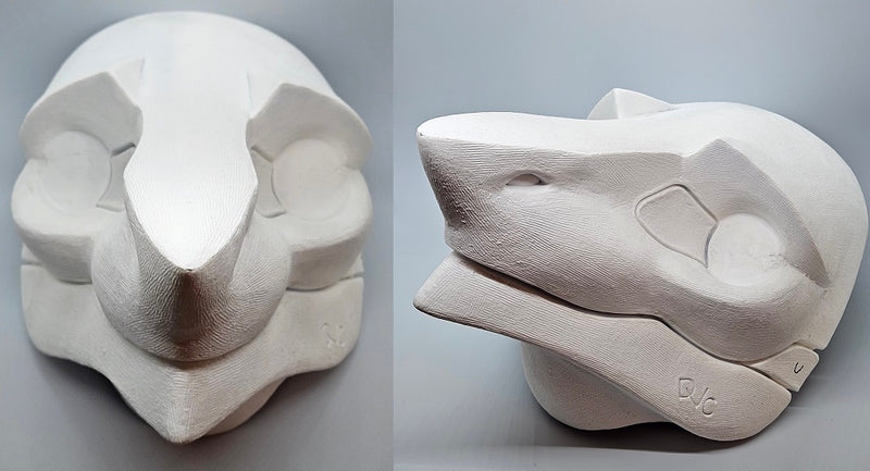 Uncut Northern Sergal Resin Mask Blank