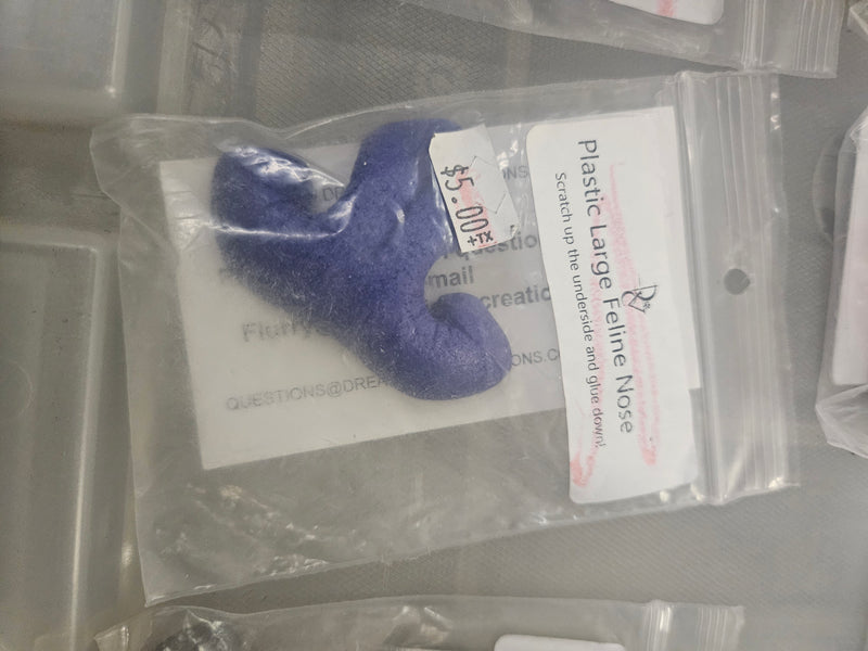 Ready to Ship - Heavy Discount Item: Plastic Realistic Large Feline Nose