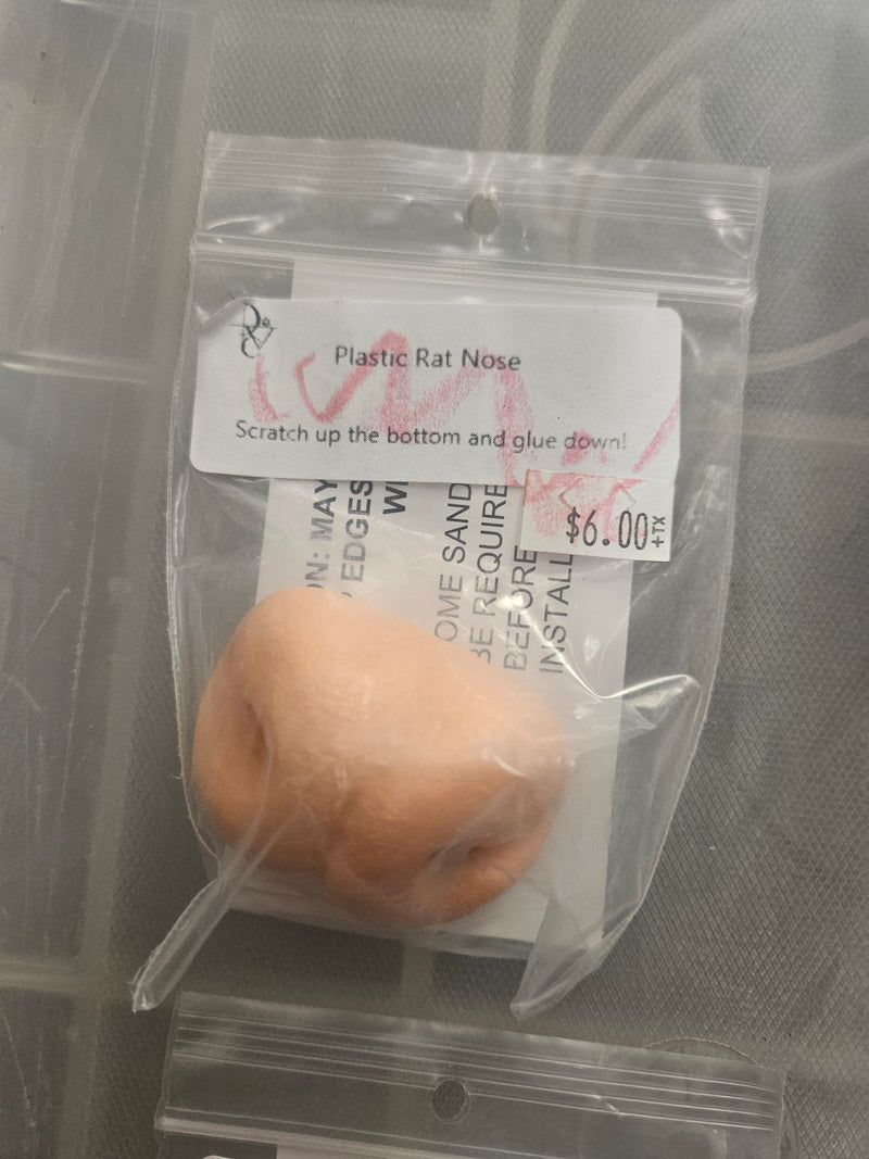 Ready to Ship - Heavy Discount Item: Plastic Rat Nose