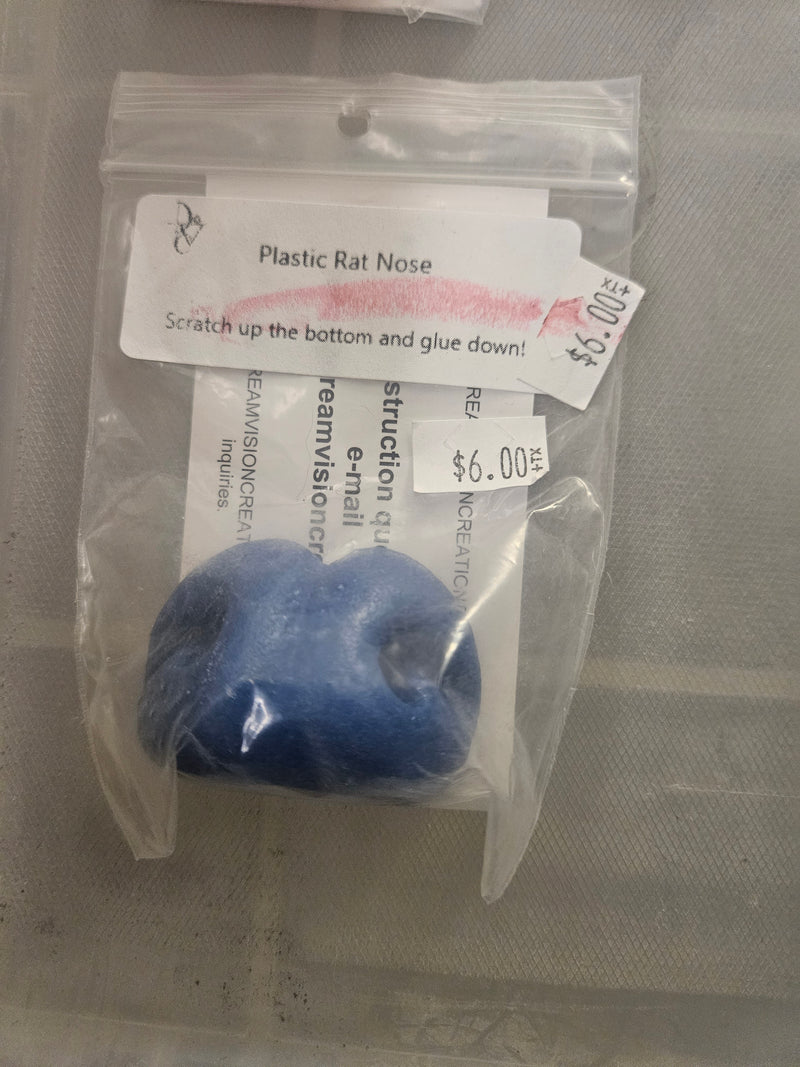 Ready to Ship - Heavy Discount Item: Plastic Rat Nose