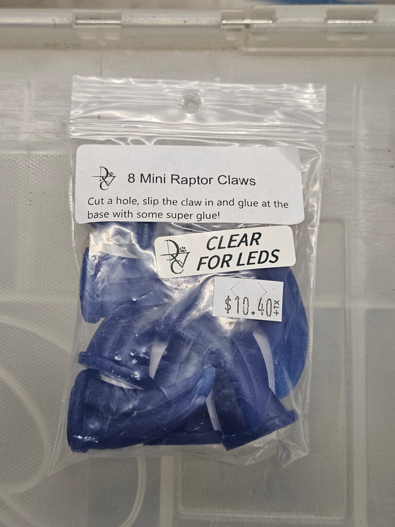 Ready to ship: Mini Raptor Claw Packs