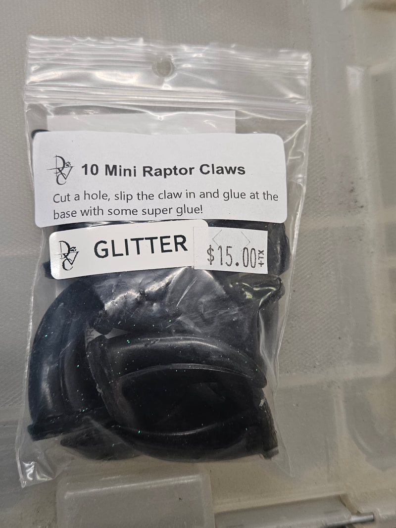 Ready to ship: Mini Raptor Claw Packs