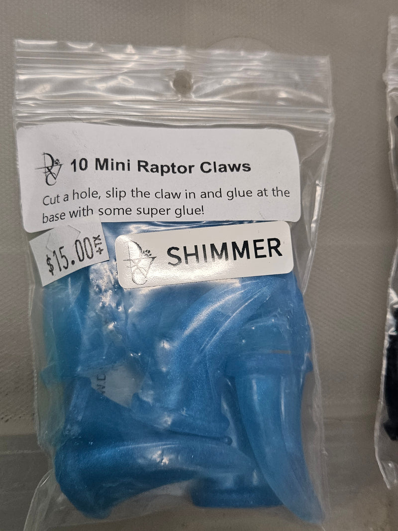 Ready to ship: Mini Raptor Claw Packs