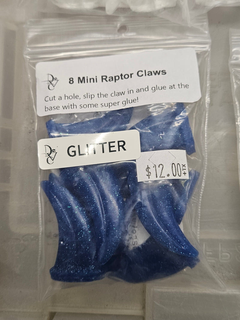 Ready to ship: Mini Raptor Claw Packs