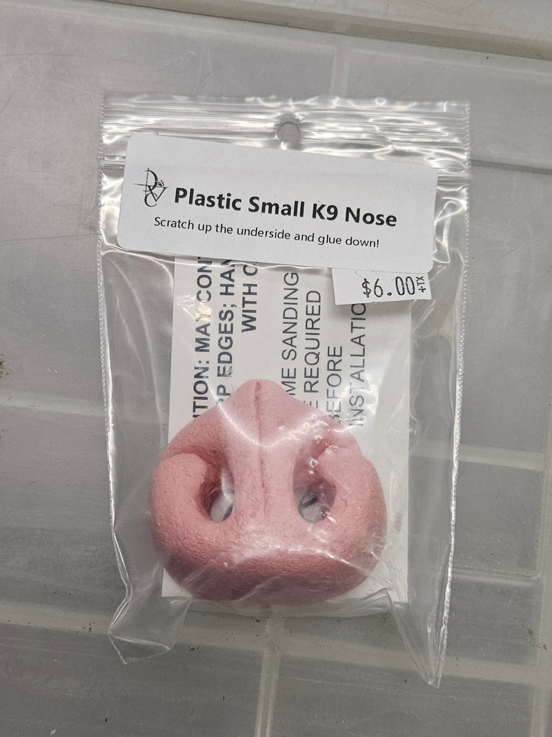 Ready to Ship Heavy Discounted Item: Plastic Realistic Small K9 Nose