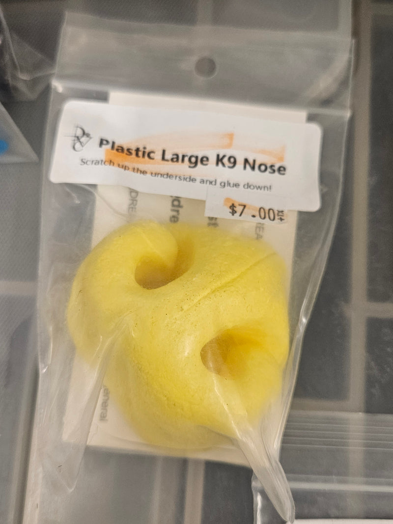 Ready to Ship Heavy Discounted Item: Plastic Realistic Canine Nose