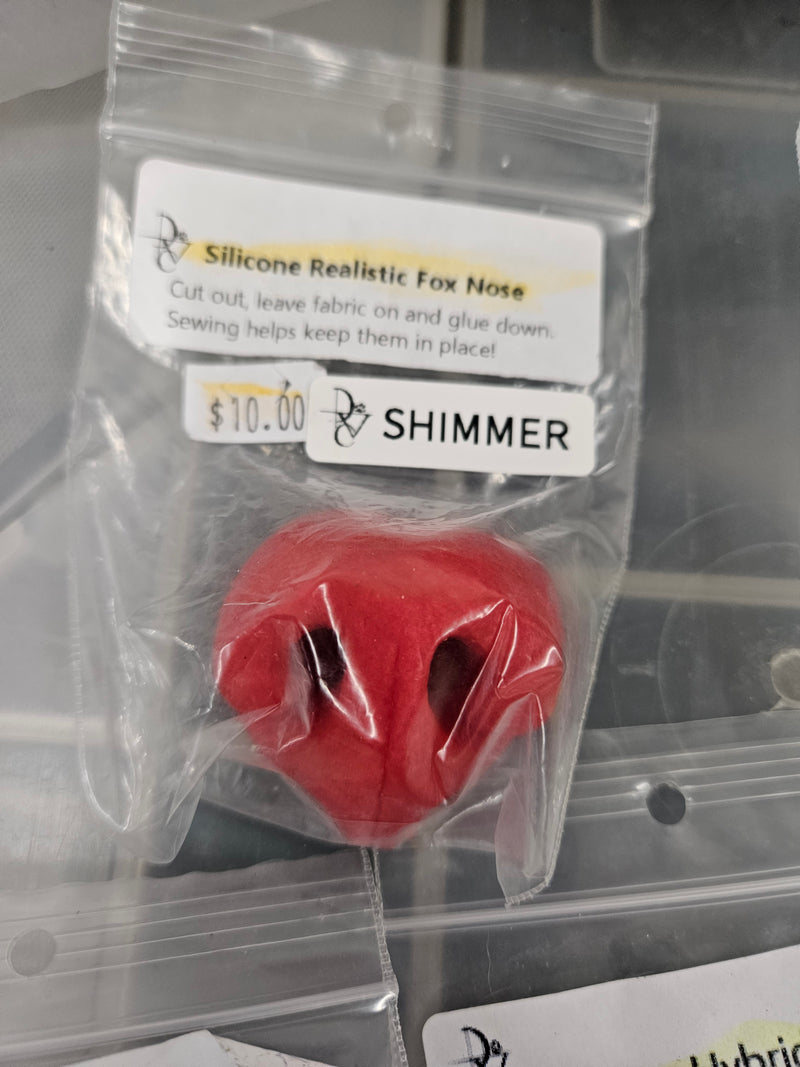 Ready to Ship - Heavy Discount Item: Silicone Fox Nose