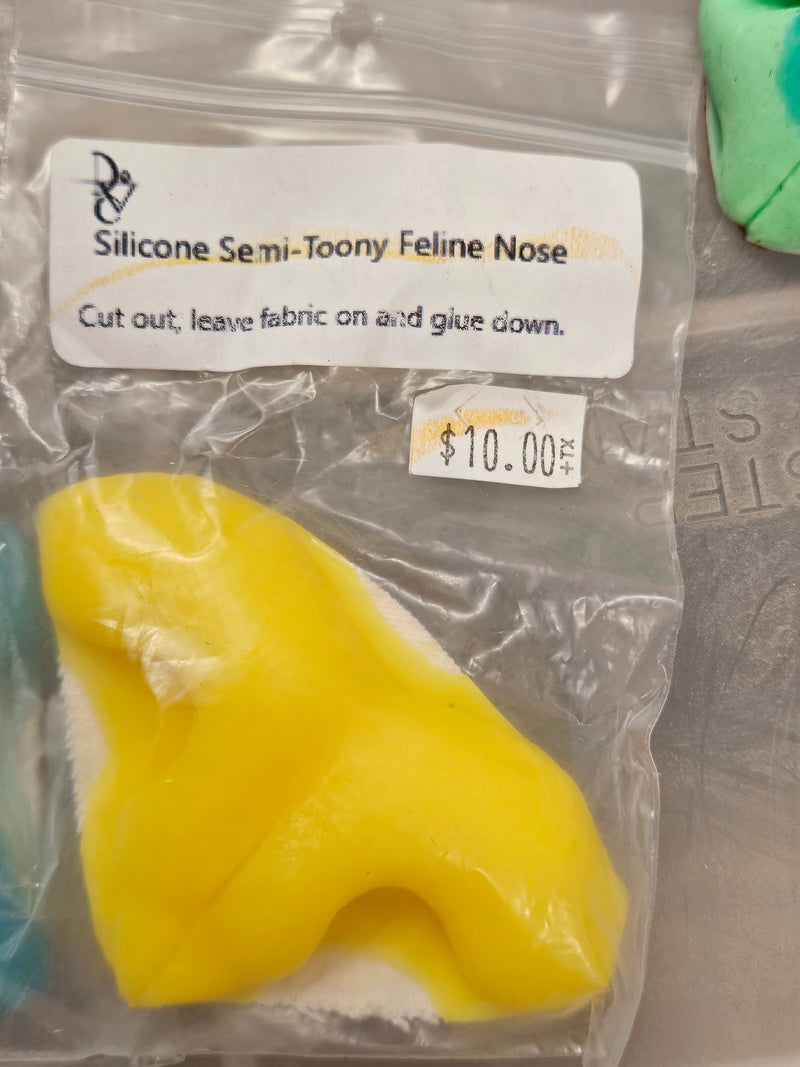 Ready to Ship - Heavy Discount Item: Silicone Semi-Toony Feline Nose