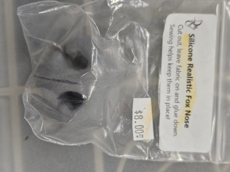 Ready to Ship - Heavy Discount Item: Silicone Fox Nose