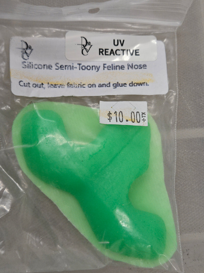 Ready to Ship - Heavy Discount Item: Silicone Semi-Toony Feline Nose
