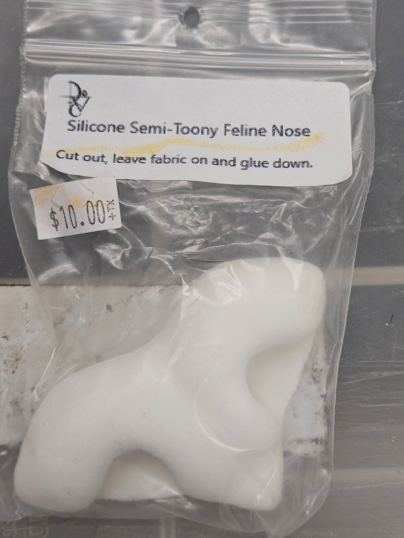 Ready to Ship - Heavy Discount Item: Silicone Semi-Toony Feline Nose