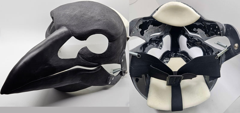 Cut and Hinged Corvid Resin Mask Blank