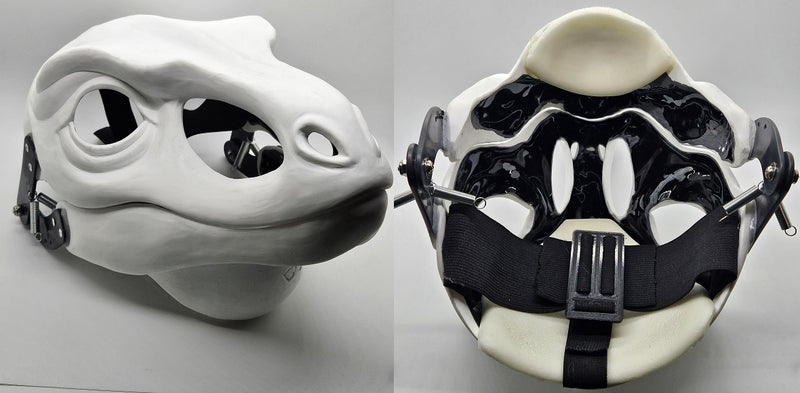 Cut and Hinged JW Velociraptor Resin Mask Blank