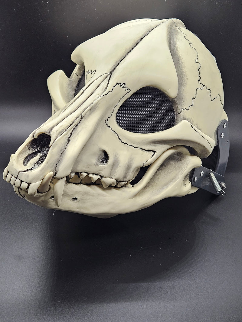 Glow in the Dark Skeletal K9 Cut and Hinged Mask