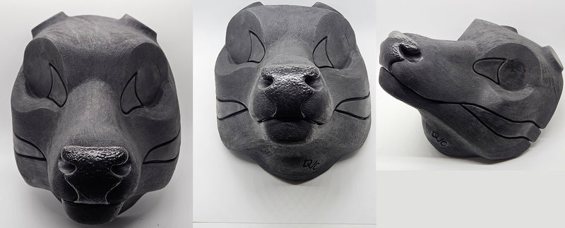 Uncut Buck Resin Mask Blank