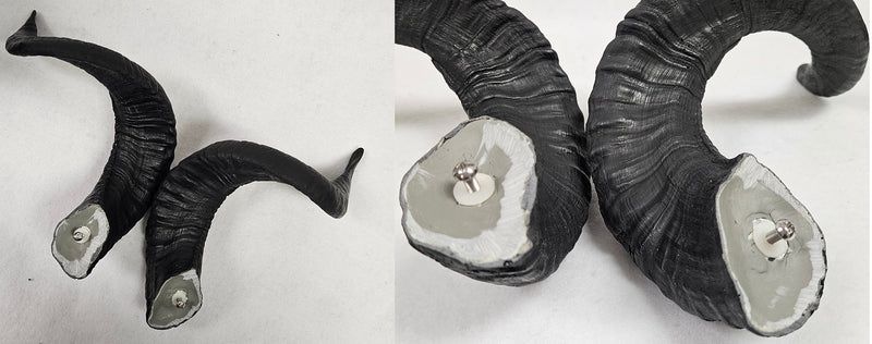 Plastic Opaque Corsican Ram Horns