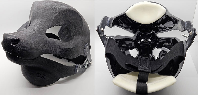 Cut and Hinged Doe Resin Mask Blank