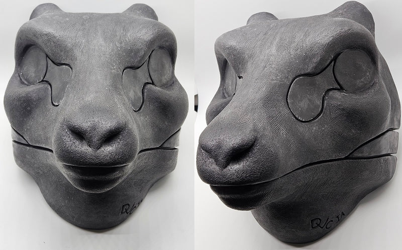 Uncut Goat Resin Mask Blank