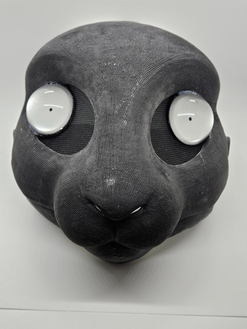 Cut and Hinged Bunny Resin Mask Blank