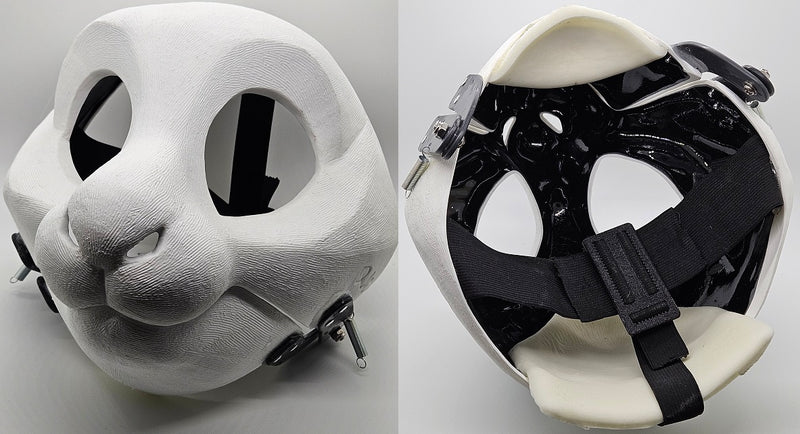 Cut and Hinged Drekkubus Resin Mask Blank
