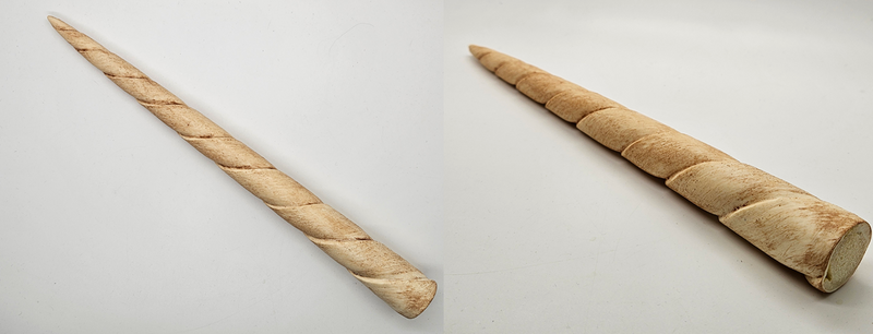 Plastic Opaque 12 Inch Unicorn Horn