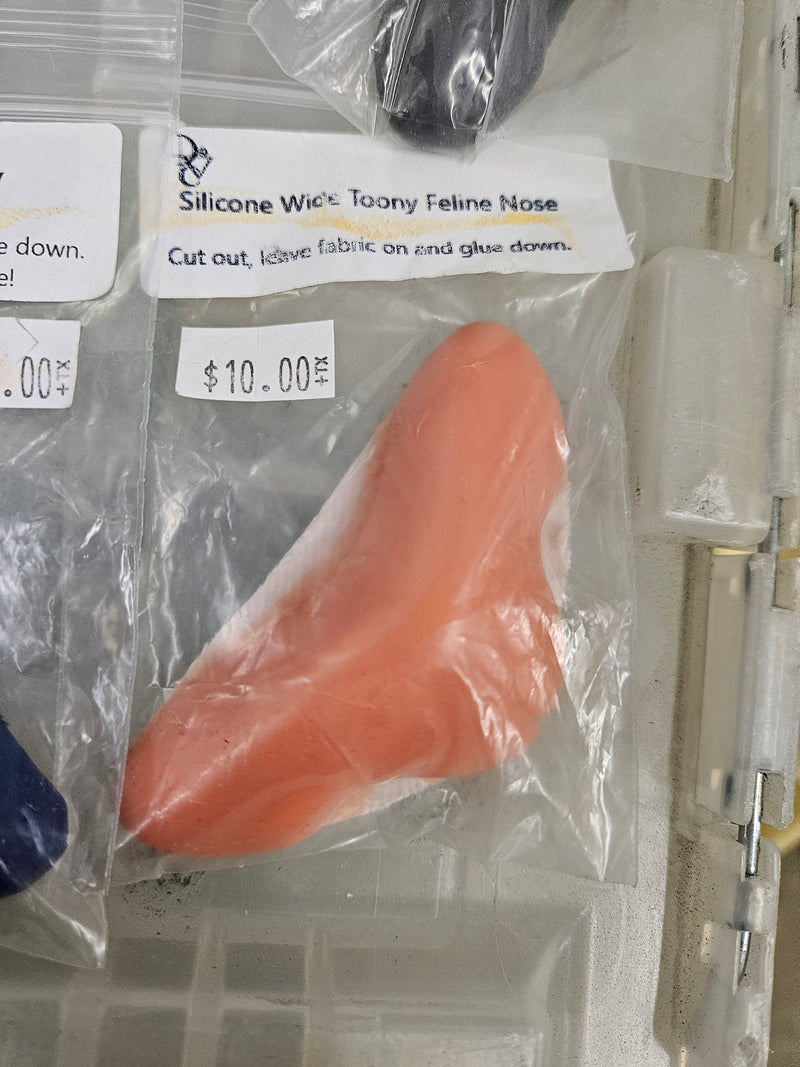 Ready to Ship - Heavy Discount Item: Silicone Wide Toony Feline Nose