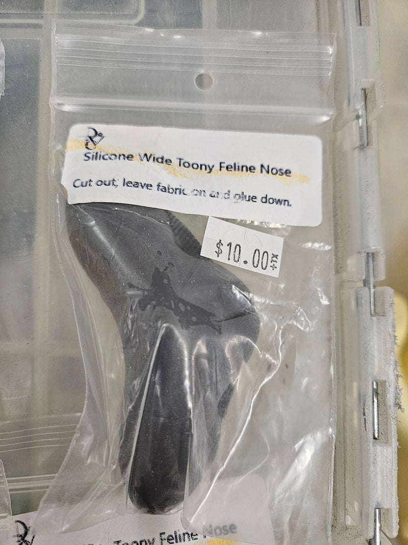 Ready to Ship - Heavy Discount Item: Silicone Wide Toony Feline Nose