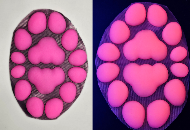 Silicone Small Anthro K9 no heels Handpads